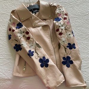 Imitation leather, pink